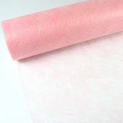 Produktbild von 25m Sizoflor ® Original Tischband Tischläufer Tischdeko Faserseide 30cm / 300mm, Farbe:hellrosa