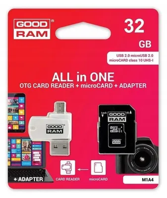 Produktbild von Goodram M1A4-0320R12 Speicherkarte 32 GB MicroSDHC Klasse 10 UHS-I