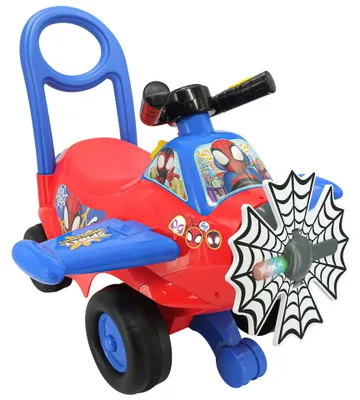 Image de KIDDIELAND Porteur avion Spidey avec lumières et sons