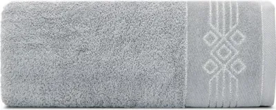 Zdjęcie produktu dla Eurofirany 438824, 50 x 90 cm, Bawełna, Poliester, Srebrny, 1 szt.