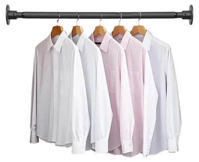 Image de Étagère réglable pour vêtements, de 60 à 84 cm, idéale pour les placards et les buanderies
