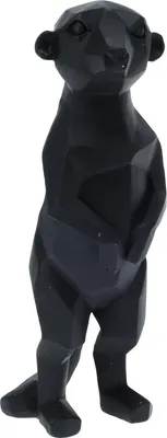 Obrázek produktu pro Soška SURIKATA GEOMETRIC  27cm, černá