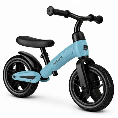 Zdjęcie produktu dla Deryan Luxe Rowerek biegowy 10 cali - Rower dla dzieci od 2 lat - Niebieski