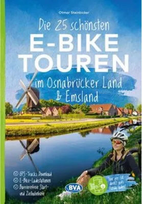Obrázok produktu pre BVA Die 25 schönsten E-Bike Touren im Osnabrücker Land und im Emsland