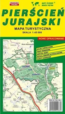 Imagen del producto de Mapa turístico de la región de Jurajski, escala 1:45.000