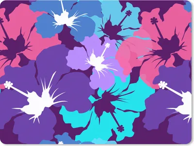 Produktbild von MuchoWow® Mauspad Mousepad Tropisch - Blumen - Hawaii - Muster 23x19 cm - Mousepads - Maus Mat - Pad - Mausunterlage - Schreibtischunterlage - Mauspad