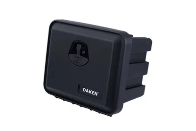 Produktbild von DAKEN Werkzeugkasten JUST 81101 Staukasten 400x350x300mm 21l für LKW Anhänger Staubox abschließbar Schwarz
