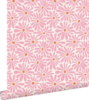 Obrázok produktu pre ESTAhome tapety sedmokrásky ružová a oranžová 53 cm x 10,05 m