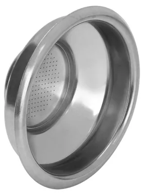 Produktbild von Kaffee-Filterkorb - Wiederverwendbares Doppelsieb aus Edelstahl - Für 58 mm Siebträgermaschinen - 58 mm Durchmesser