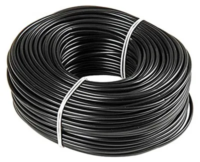 Image de Herth+Buss Elparts Tuyau d'isolation 3 Mm 50M Pvc souple noir
