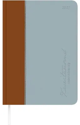 Produktbild von Buchkalender Premium Air blau-azur A5 2027