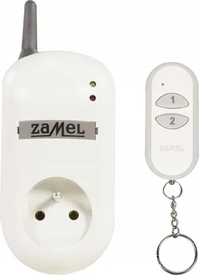 Obrázok produktu pre Rádiom riadená zásuvka s diaľkovým ovládaním (RWG-01+P-257/2), RWG-01K, exta free Zamel