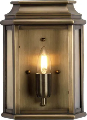 Produktbild von Elstead St Martins Außen-Wandleuchte E27 Gealtertes Messing IP44