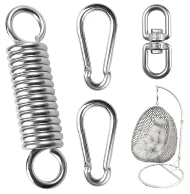 Produktbild von Hängesessel Federschaukel Schaukelfeder - Edelstahl 304 - Belastbar bis 250 kg - Für Innen und Außen