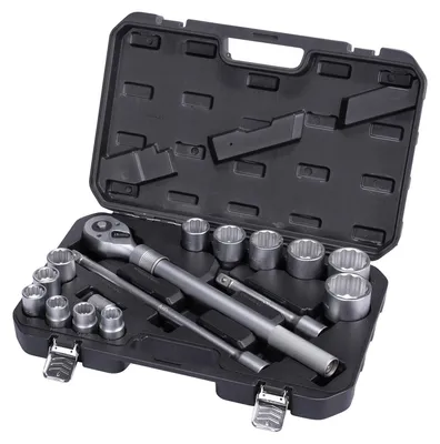 Immagine prodotto di Set 16 bussole bi-esagonali 3/4", 19-50 mm