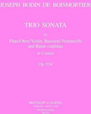Produktbild von Triosonate g-Moll op.37,4für Flöte (Oboe, Violine), Fagott