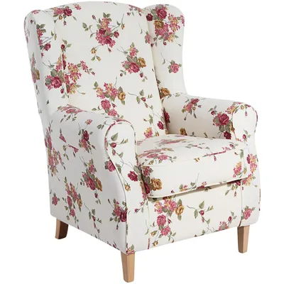 Produktbild von Max Winzer Ohrenbackensessel Lorris - Flachgewebe beige - Maße: 77 x 86 x 103 cm