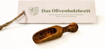 Produktbild von Gewürzschaufel aus Olivenholz 8 cm