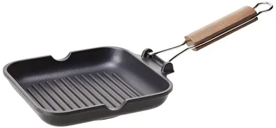 Produktbild von Har Home Delizia Grillpfanne Antihaft mit biegsamen Griff, Aluminium, Sch