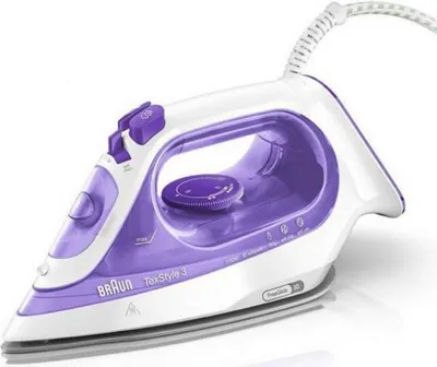 Produktbild von BRAUN HH Bügeleisen 2350W 270ml FreeGlide 3D Keramik violett-weiss SI 3042 VI