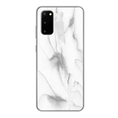 Produktbild von MuchoWow® Handyhülle Schutzhülle Hülle für Samsung Galaxy S20 Marmor - Grau - Weiß - Abstrakt - Marmoroptik Silikon Softcase Handy Hülle - Bild