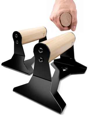 Obrázek produktu pro Dřevěné hrazdy na kliky s ergonomickými rukojeťmi a robustní ocelovou konstrukcí