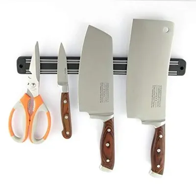Magnetleiste für Messer, 33 cm, Wandmontage, Metall