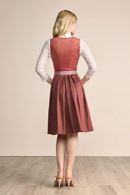 Produktbild von Krüger Damen Dirndl 415468-060 in rot (Größe: 40)