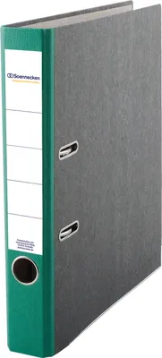 Produktbild von Soennecken Ordner 3330 DIN A4 50mm Pappe grün