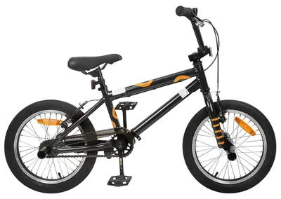 Obrázek produktu pro Kolo BMX vidaXL 16 palců pro děti ve věku 5–8 let, černé