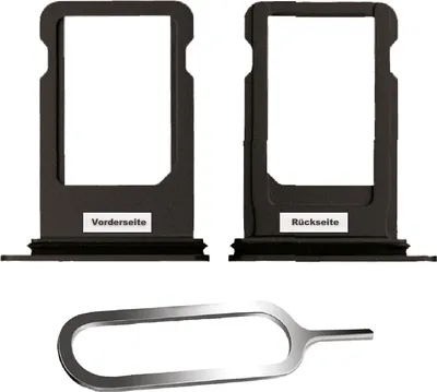 Produktbild von iPHONE SE 2020 SIM KARTEN HALTER TRAY ADAPTER FACH STECKER SLOT CARD NADEL SCHWARZ