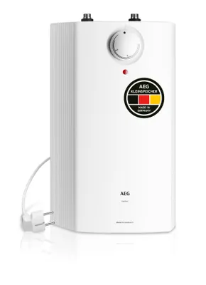 Produktbild von AEG Huz 5 Comfort mit ThermoStop-Technologie, Untertischboiler 5 Liter Niederdruck, stufenlose Temperaturwahl von ca. 35-85 °C, mit Stecker 230V
