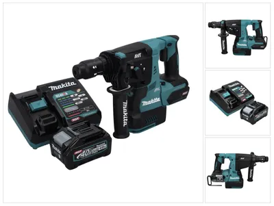 Image de Marteau combiné sans fil Makita HR 004 GM1 40 V max. 2,8 J SDS plus XGT Brushless + 1 batterie 4,0 Ah + chargeur