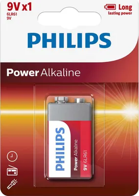 Produktbild von Philips Power Alkaline 9V Batterie