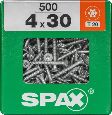 Produktbild von Spax Universalschrauben 4.0 x 30 mm TX 20 - 500 Stk.