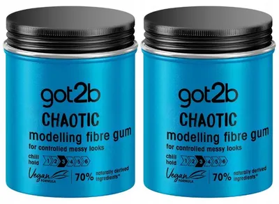 Produktbild von Schwarzkopf Got2b Faserige Styling-Gum Chaotic 2X100ml - Stark