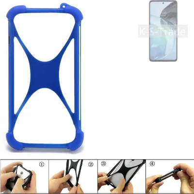 Produktbild von K-S-Trade Handy Hülle kompatibel mit Motorola Moto G72 Silikon Schutzhülle Cover Case Bumper Silikoncase TPU Softcase Schutz Hülle Smartphone