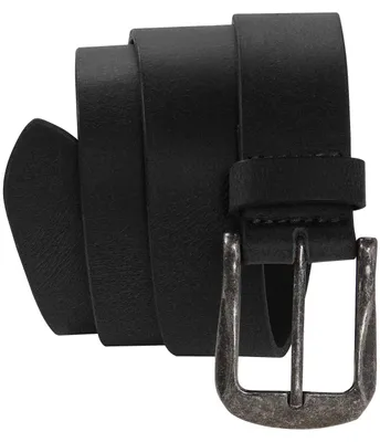 Produktbild von Harrys-Collection Herren Jeansgürtel Büffelleder, schwarz, W 110 = L 124