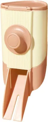Produktbild von Futterstation für Kleintiere - rosa Außenfutterbox für kleine Haustiere und Käfige