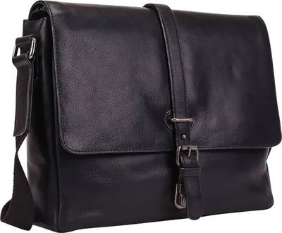 Zdjęcie produktu dla LEONHARD HEYDEN torba na ramię z przegrodą na laptopa Roma Messenger Bag czarny czarny