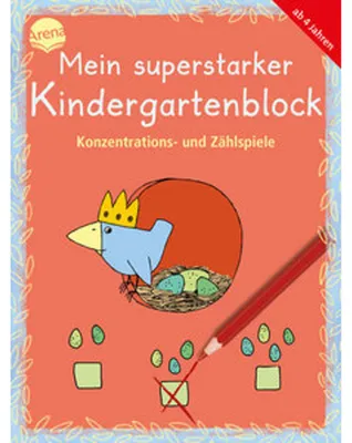 Obrázok produktu pre Mein superstarker Kindergartenblock. Konzentrations- und Zählspiele