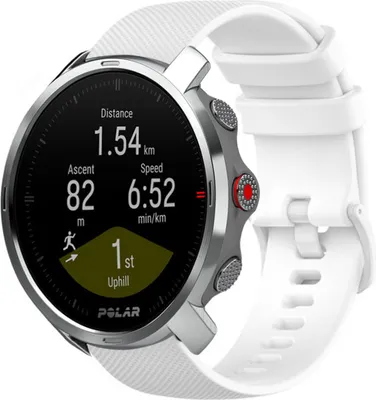 Produktbild von Strap-it® Polar Grit X Silikonarmband (Weiß)