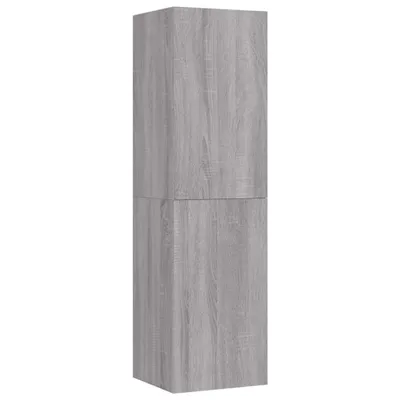 Image de vidaXL Armoire TV murale Gris Sonoma 30,5x30x110 cm