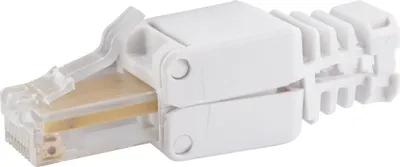 Obrázok produktu pre Schwaiger NWST32 532, RJ45, Biela, Cat5e, Zlato, 2 kusov