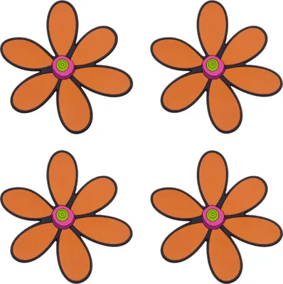 Obrázek produktu pro Podtácek sada 4 ks - 10x10 cm - 4ks - Oranžová