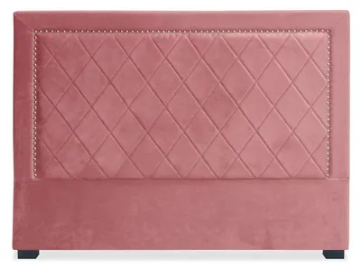 Image de MENZZO Tête de lit Meghan 160cm Velours Rose