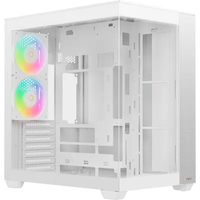 Immagine prodotto di Ocypus Delta C74 ARGB, case per PC mid-tower, bianco, compatibile con schede madri ATX, Micro ATX e ITX, realizzato in acciaio SPCC, ideale per il gaming