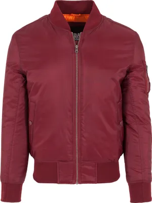 Produktbild von Urban Classics - SHINY BOMBER Jacke burgundy - 5XL