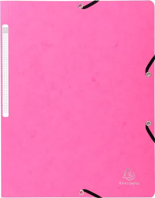 Immagine prodotto di 25x EXACOMPTA 5560E Cartella angolare DIN A4 in cartone fucsia