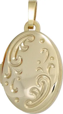 Produktbild von JOBO Medaillon 333 Gold Gelbgold teilmattiert